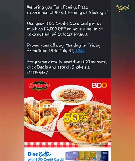 Shakeys Promo Codes July 2024 .